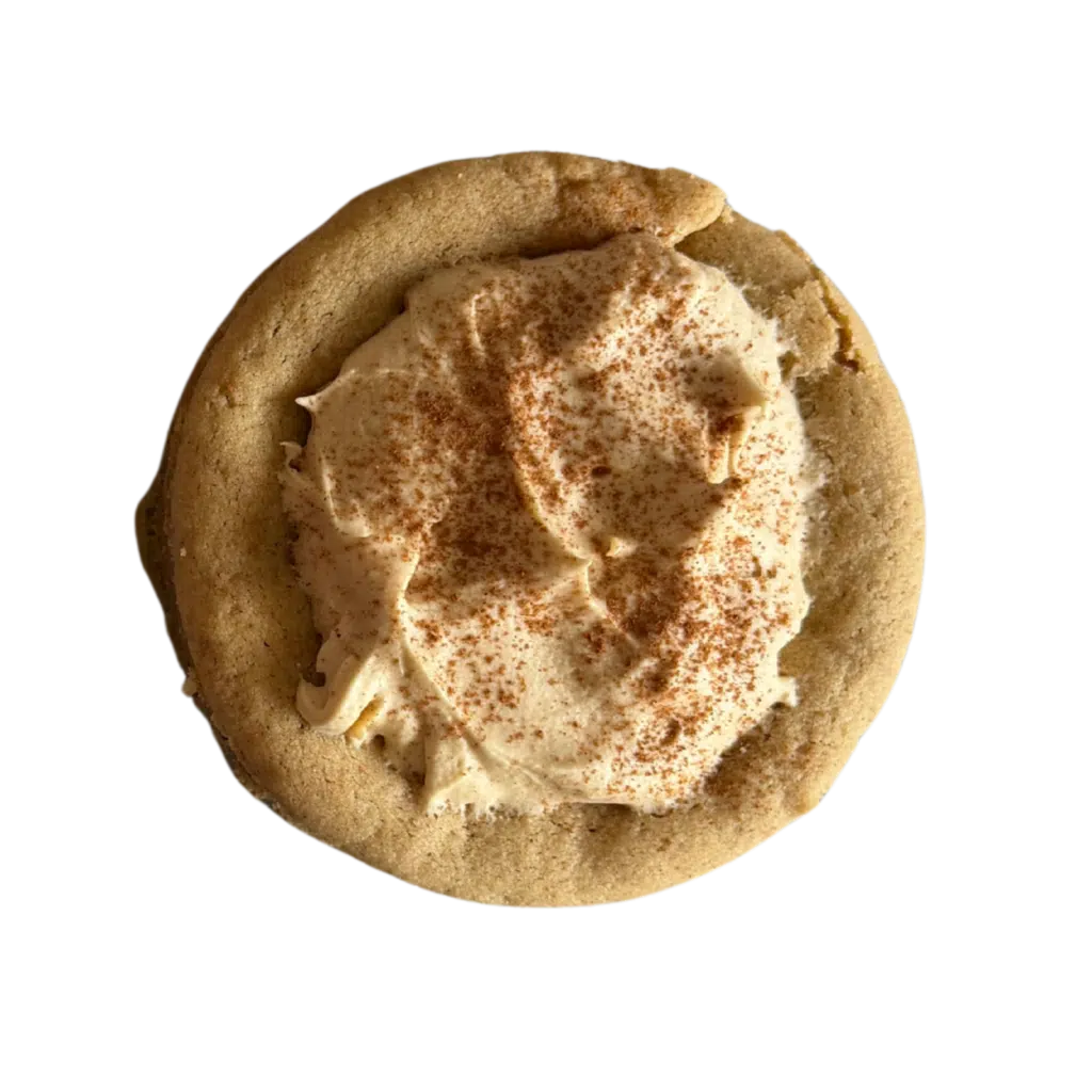 A thick, gourmet gluten-free Dirty Chai Latte cookie featuring chai spices, espresso, and a smooth espresso glaze.