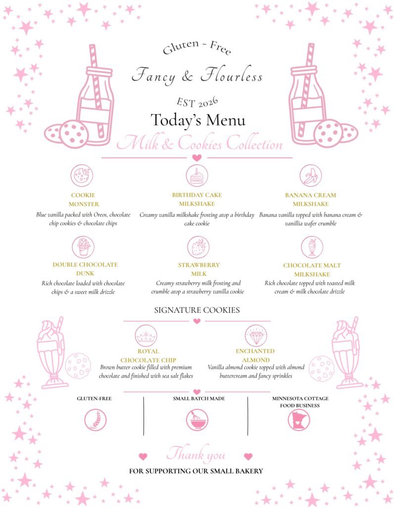 milk & cookies collection menu board conv 0